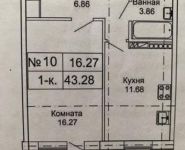 1-комнатная квартира площадью 43 кв.м, Школьная ул., 11К2 | цена 3 500 000 руб. | www.metrprice.ru