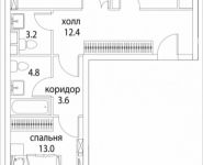 2-комнатная квартира площадью 72 кв.м, Золоторожский Вал, 11, стр. 9, корп.2 | цена 13 520 100 руб. | www.metrprice.ru