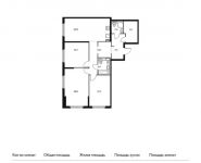 3-комнатная квартира площадью 97.9 кв.м, Институтская 2-я ул, 6к3 | цена 19 080 710 руб. | www.metrprice.ru