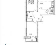 3-комнатная квартира площадью 66.3 кв.м, Горная, 7 | цена 4 236 570 руб. | www.metrprice.ru