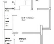 3-комнатная квартира площадью 57 кв.м, Западный остров мкр, К2 | цена 6 850 000 руб. | www.metrprice.ru
