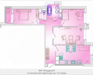 3-комнатная квартира площадью 89.2 кв.м, Ак. Каргина, 23, корп.2 | цена 7 046 800 руб. | www.metrprice.ru