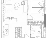 2-комнатная квартира площадью 40.12 кв.м, 1-я улица Леонова, 1 | цена 7 075 041 руб. | www.metrprice.ru