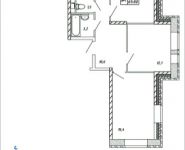 3-комнатная квартира площадью 69.7 кв.м, Дружбы, 40 | цена 5 506 300 руб. | www.metrprice.ru