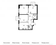3-комнатная квартира площадью 82.7 кв.м, Красноказарменная ул, 14Ак4 | цена 18 036 870 руб. | www.metrprice.ru