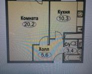 1-комнатная квартира площадью 44 кв.м, Дружбы ул. (Западный мкр) | цена 3 300 000 руб. | www.metrprice.ru