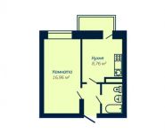 1-комнатная квартира площадью 33.3 кв.м, Вертолетная ул, 10 | цена 2 564 100 руб. | www.metrprice.ru