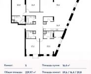 5-комнатная квартира площадью 229 кв.м, Рублевское ш. | цена 37 255 140 руб. | www.metrprice.ru