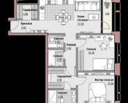 3-комнатная квартира площадью 72.4 кв.м в ЖК "РЕНОМЭ", Ильменский проезд, 17к3 | цена 12 619 320 руб. | www.metrprice.ru