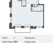 2-комнатная квартира площадью 88 кв.м, Люсиновский 3-й пер., 1 | цена 28 160 000 руб. | www.metrprice.ru