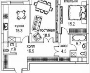 2-комнатная квартира площадью 80 кв.м, Авиационная, 77к2, корп.2 | цена 30 238 608 руб. | www.metrprice.ru