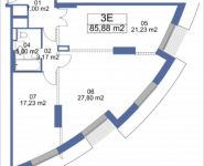 2-комнатная квартира площадью 85.88 кв.м, Кудрявцева, IV | цена 9 723 011 руб. | www.metrprice.ru