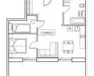 3-комнатная квартира площадью 56.9 кв.м в Лофт-проект "Kleinhouse", Красносельская Нижняя ул., 35 | цена 18 481 637 руб. | www.metrprice.ru