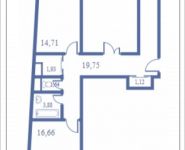3-комнатная квартира площадью 100.8 кв.м, Кудрявцева, 14 | цена 10 634 400 руб. | www.metrprice.ru