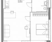 2-комнатная квартира площадью 53.92 кв.м, 1-я улица Леонова, 1 | цена 7 895 074 руб. | www.metrprice.ru