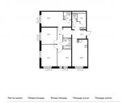 4-комнатная квартира площадью 115.2 кв.м, | цена 11 854 080 руб. | www.metrprice.ru