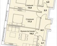 2-комнатная квартира площадью 69 кв.м, Шелепихинская набережная, влд 34, корп.7 | цена 15 615 000 руб. | www.metrprice.ru