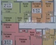 3-комнатная квартира площадью 82.2 кв.м,  | цена 12 400 000 руб. | www.metrprice.ru