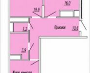 2-комнатная квартира площадью 66.4 кв.м, Академика Каргина ул., 23 | цена 5 644 000 руб. | www.metrprice.ru