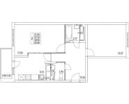 2-комнатная квартира площадью 58.94 кв.м, 2-я Муравская | цена 7 497 733 руб. | www.metrprice.ru