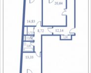 3-комнатная квартира площадью 106.9 кв.м, Кудрявцева, 12 | цена 11 224 500 руб. | www.metrprice.ru