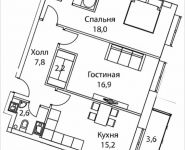 2-комнатная квартира площадью 70 кв.м, Шелепихинская набережная, влд 34, корп.3 | цена 21 980 000 руб. | www.metrprice.ru