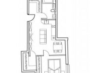 2-комнатная квартира площадью 44.4 кв.м в Лофт-проект "Kleinhouse", Красносельская Нижняя ул., 35 | цена 12 338 560 руб. | www.metrprice.ru