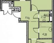 2-комнатная квартира площадью 64.6 кв.м, Архитектора Гинзбурга ул. | цена 10 594 328 руб. | www.metrprice.ru