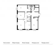 4-комнатная квартира площадью 117 кв.м, Молодогвардейская ул, вл36 | цена 24 523 200 руб. | www.metrprice.ru