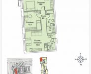 2-комнатная квартира площадью 69 кв.м, Ореховый бульвар, влд.24 к2 | цена 10 438 350 руб. | www.metrprice.ru