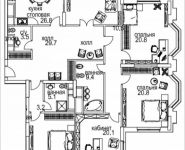 5-комнатная квартира площадью 217 кв.м, Авиационная, 77к2, корп.2 | цена 91 875 222 руб. | www.metrprice.ru