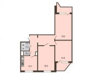3-комнатная квартира площадью 81.5 кв.м, Липчанского ул, д. 1 | цена 7 587 000 руб. | www.metrprice.ru