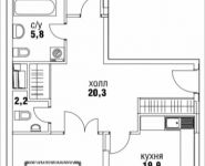 2-комнатная квартира площадью 91 кв.м, Верхняя, 34, корп.1 | цена 36 064 250 руб. | www.metrprice.ru