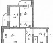 2-комнатная квартира площадью 74.5 кв.м, Рязановское шоссе, 12 | цена 6 109 000 руб. | www.metrprice.ru