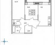 2-комнатная квартира площадью 56.7 кв.м, Горная, 7 | цена 3 668 490 руб. | www.metrprice.ru