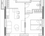 2-комнатная квартира площадью 37.19 кв.м, 1-я улица Леонова, 1 | цена 7 075 062 руб. | www.metrprice.ru