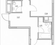 2-комнатная квартира площадью 62.62 кв.м, Лазоревый пр., 3 | цена 12 727 515 руб. | www.metrprice.ru