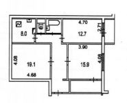 3-комнатная квартира площадью 80.3 кв.м, Ключевая ул., 10К2 | цена 10 500 000 руб. | www.metrprice.ru