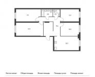 4-комнатная квартира площадью 116 кв.м, Академика Павлова ул, 28 | цена 22 562 000 руб. | www.metrprice.ru