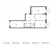 3-комнатная квартира площадью 96.1 кв.м, Красноказарменная ул, 14Ак5 | цена 20 892 140 руб. | www.metrprice.ru