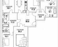 5-комнатная квартира площадью 169 кв.м, Верхняя, 34, корп.1 | цена 55 281 698 руб. | www.metrprice.ru
