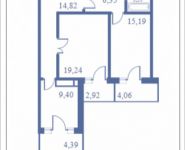 2-комнатная квартира площадью 84.9 кв.м, Кудрявцева, 15 | цена 9 412 795 руб. | www.metrprice.ru