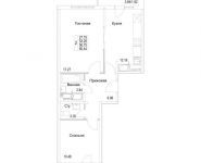 2-комнатная квартира площадью 56.75 кв.м, 2-я Муравская | цена 7 836 948 руб. | www.metrprice.ru