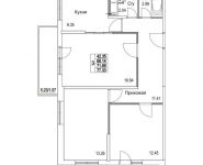 3-комнатная квартира площадью 71.69 кв.м, 2-я Муравская | цена 9 719 443 руб. | www.metrprice.ru