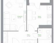 1-комнатная квартира площадью 36.18 кв.м, Володарское шоссе, 22, корп.22 | цена 2 808 363 руб. | www.metrprice.ru