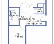 3-комнатная квартира площадью 84.74 кв.м, Кудрявцева, IV | цена 8 862 977 руб. | www.metrprice.ru