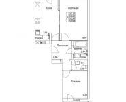 2-комнатная квартира площадью 55.95 кв.м, 2-я Муравская | цена 7 472 682 руб. | www.metrprice.ru