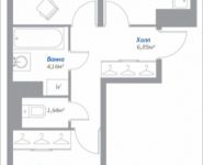 2-комнатная квартира площадью 55.49 кв.м, Новорязанское шоссе, 12, корп.12 | цена 4 086 893 руб. | www.metrprice.ru