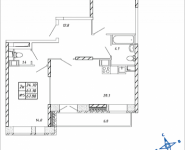 2-комнатная квартира площадью 67.8 кв.м, Дружбы, 38 | цена 5 678 928 руб. | www.metrprice.ru