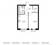 1-комнатная квартира площадью 36.3 кв.м,  | цена 4 904 130 руб. | www.metrprice.ru